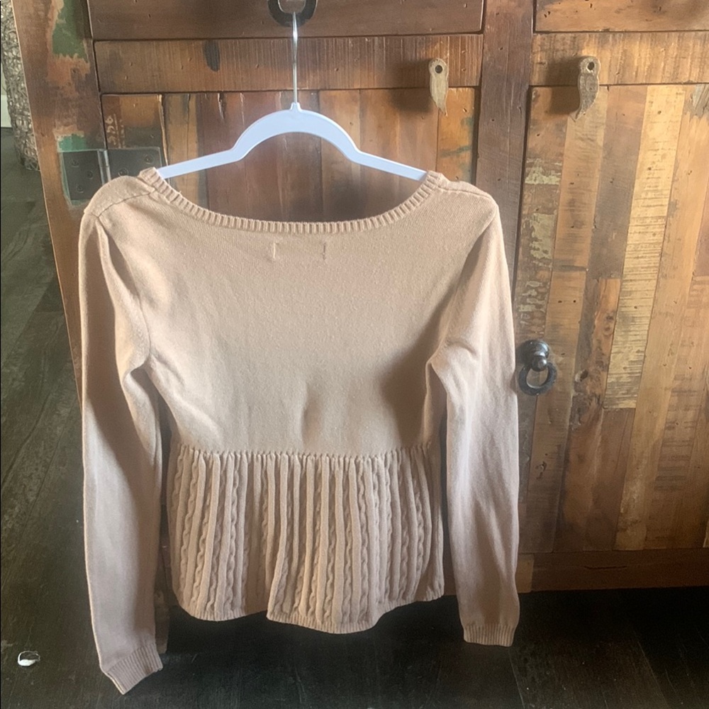 Women's Tan Knit Top - Picture 3 of 3